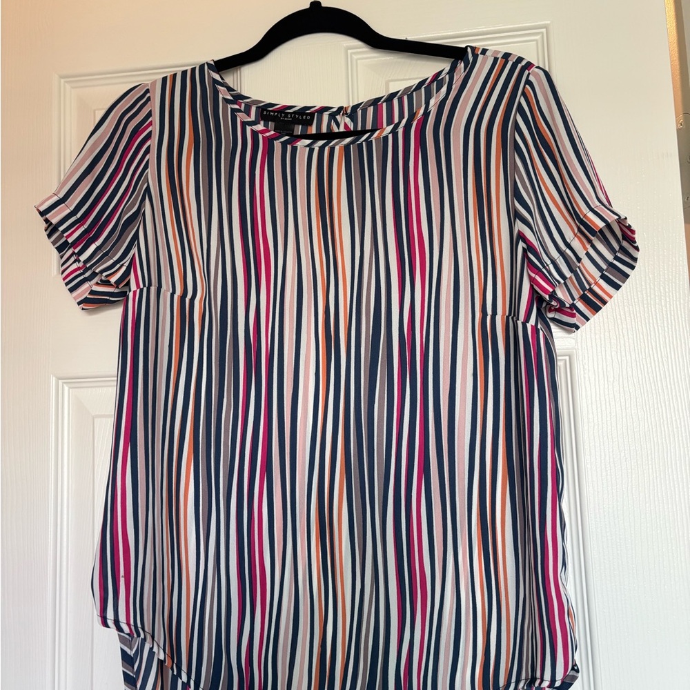 Sears Multicolor Striped Blouse